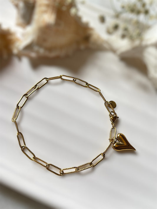 Heart Link Bracelet