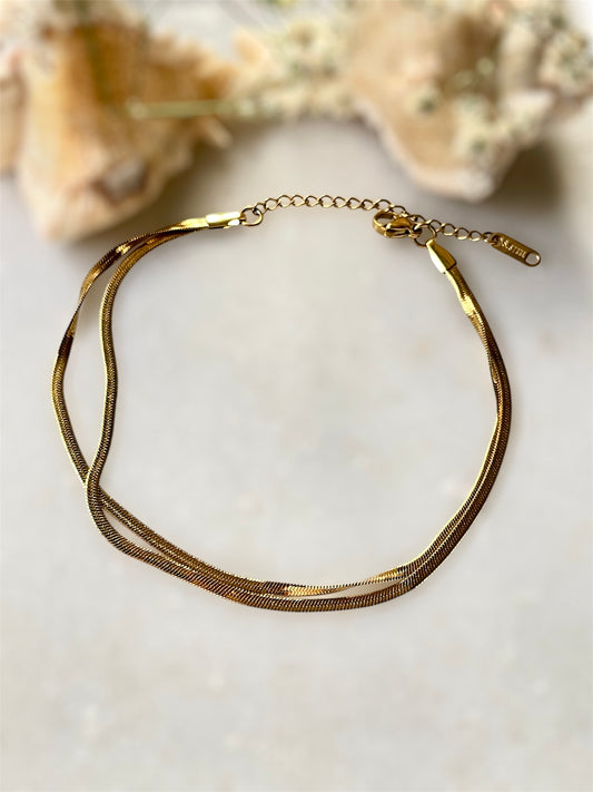 Double Take Twin Anklet