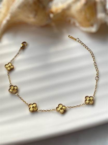 Golden Clover Bracelet