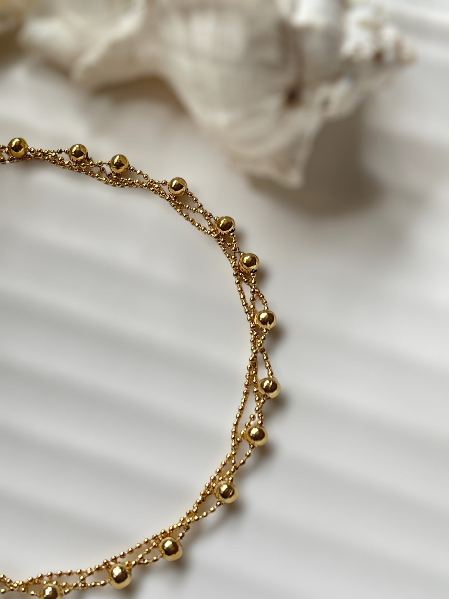 Weave Wave Link Anklet