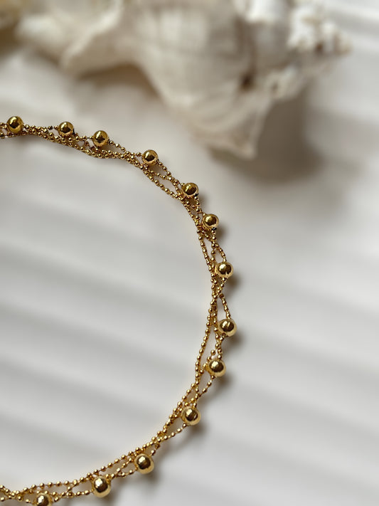 Weave Wave Link Anklet