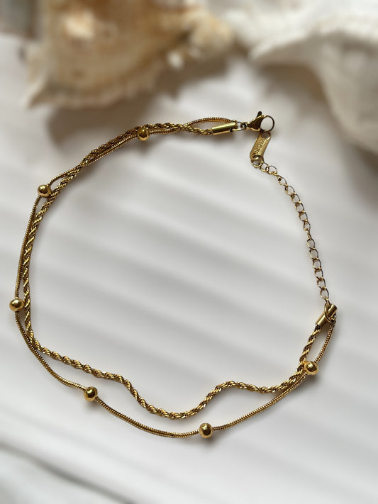 Silken Echo Anklet