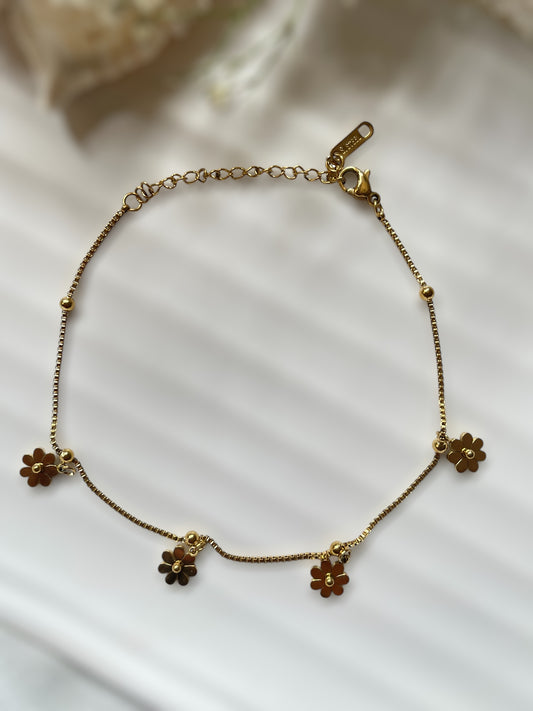 Floral Anklet