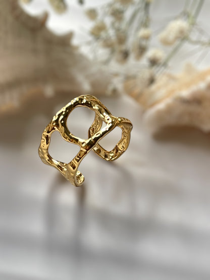 Celestine Halo Ring