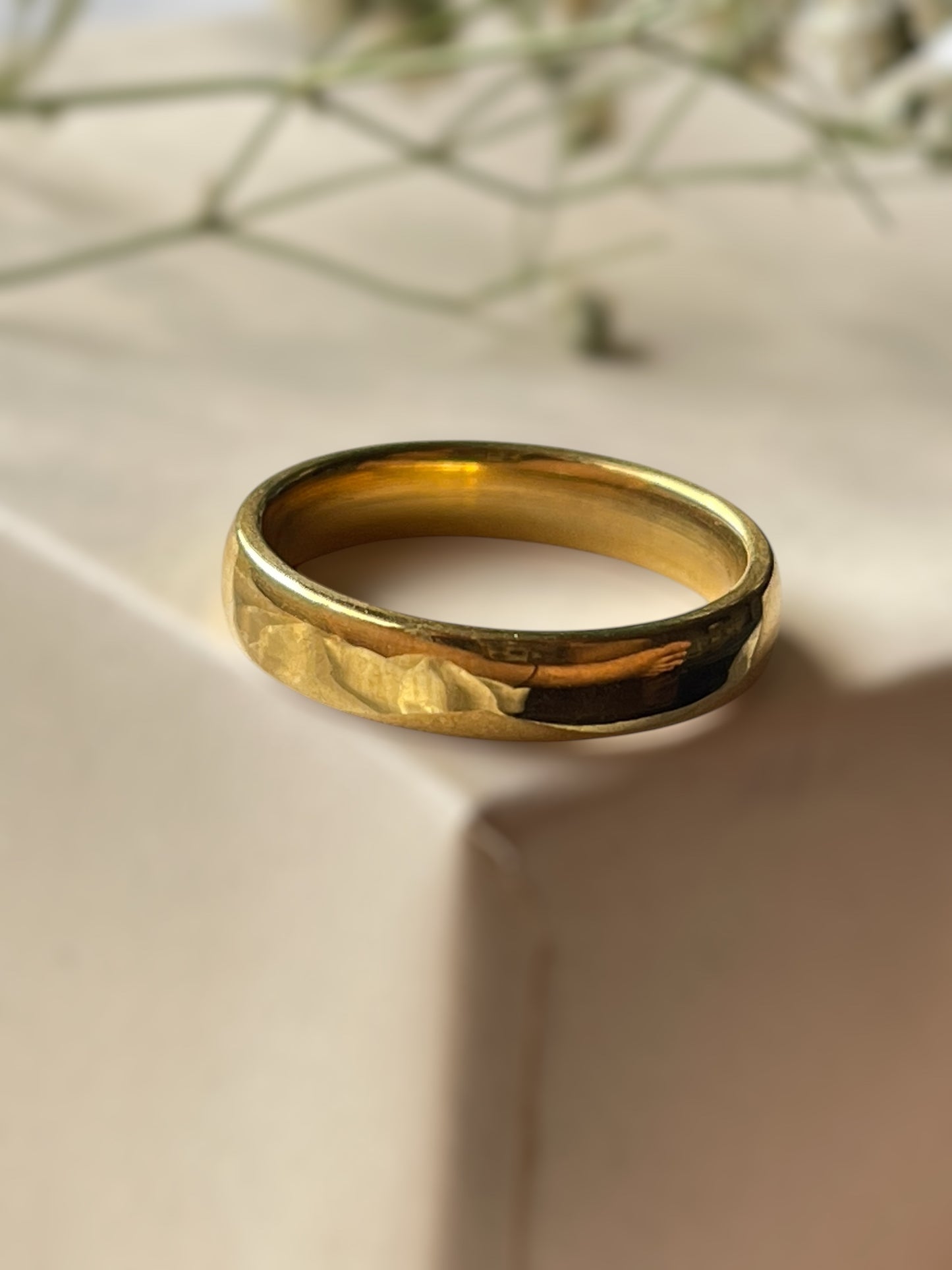 Glided Mirage Band Ring