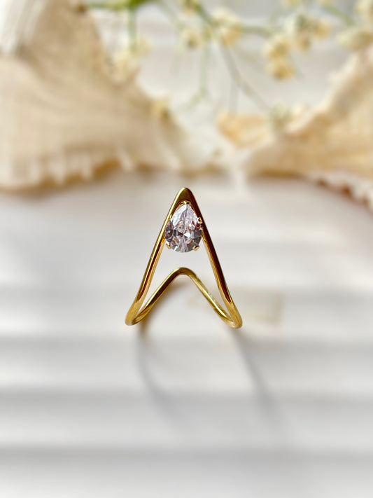 Moonstone Serenade Ring