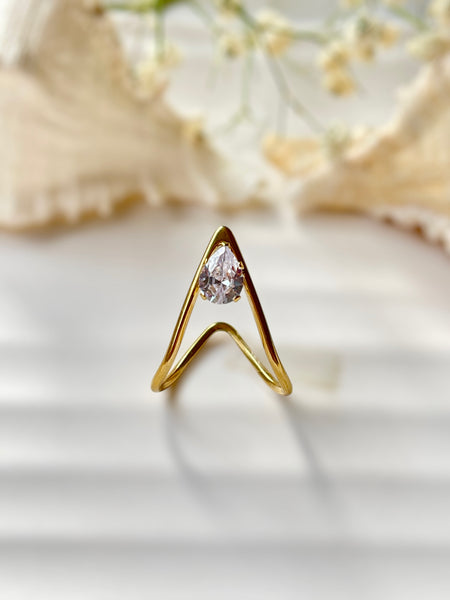 Moonstone Serenade Ring
