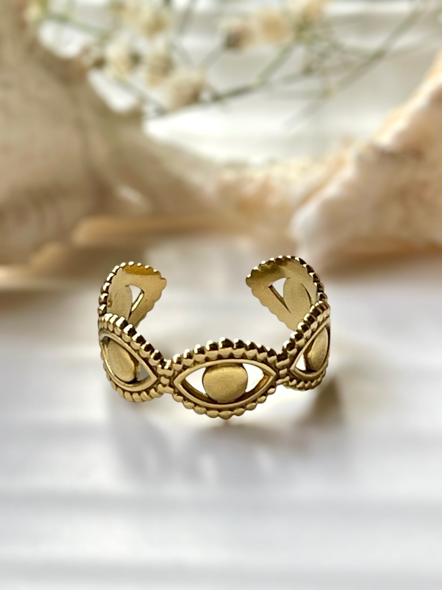 Evil Eye Band Ring