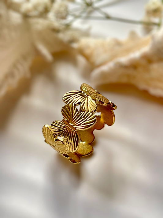 Butterfly Band Ring