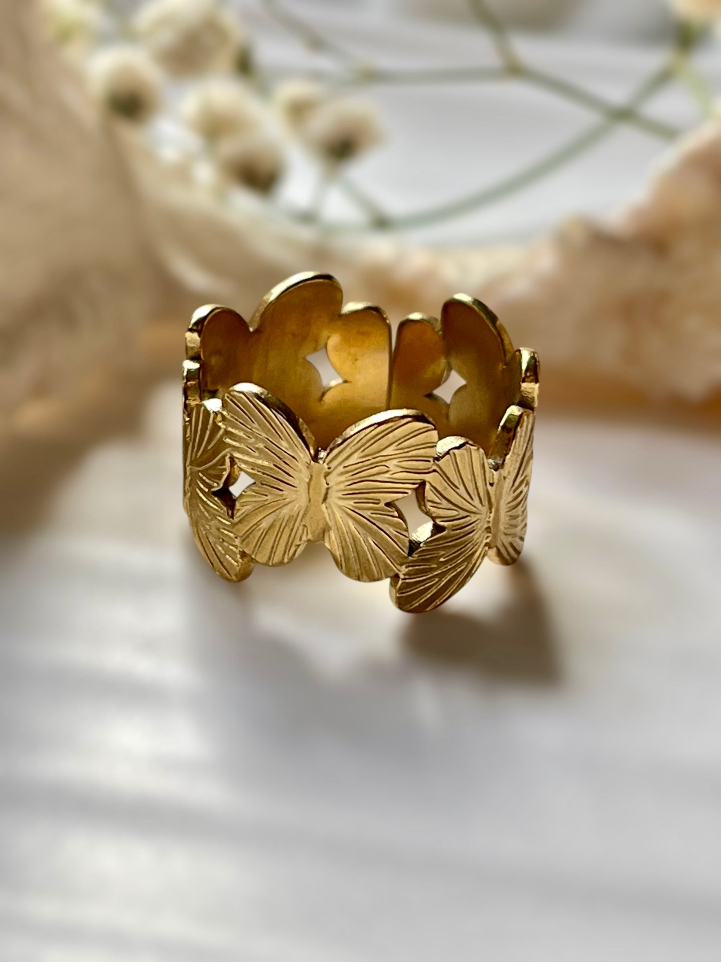 Butterfly Band Ring