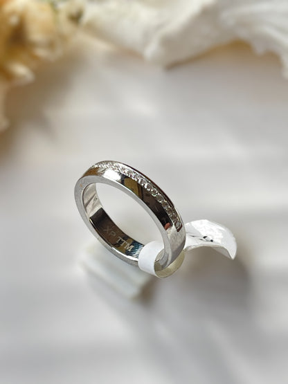 Silver Halo Ring