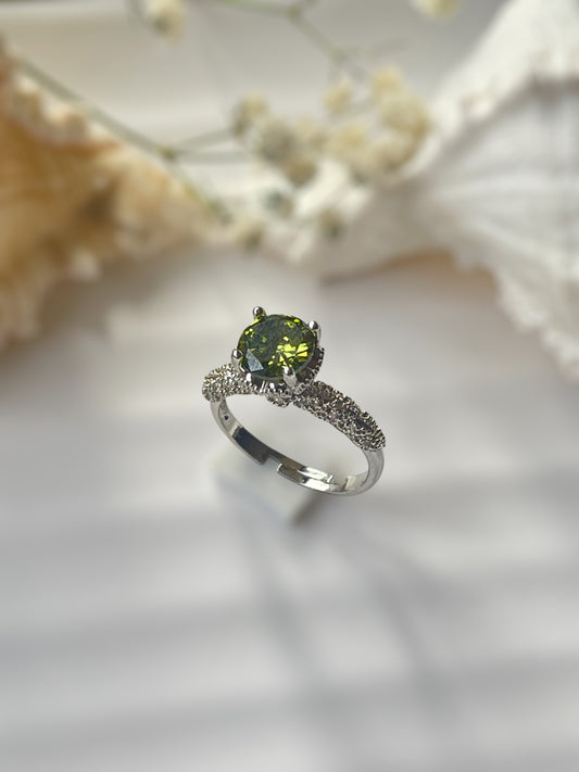 Olive Bloom Ring
