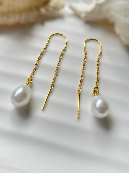 Pearl Sui Dhaga Earrings