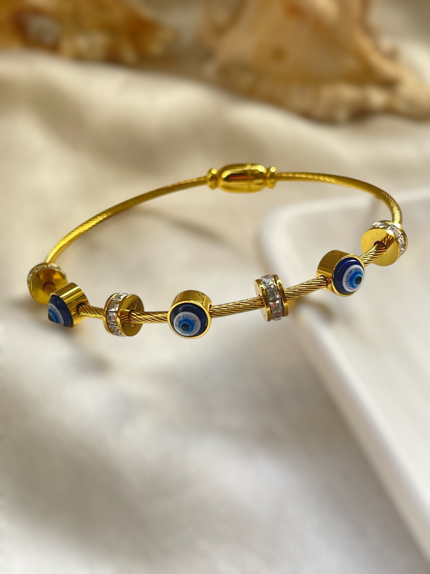 Evil Eye Cuff Bracelet
