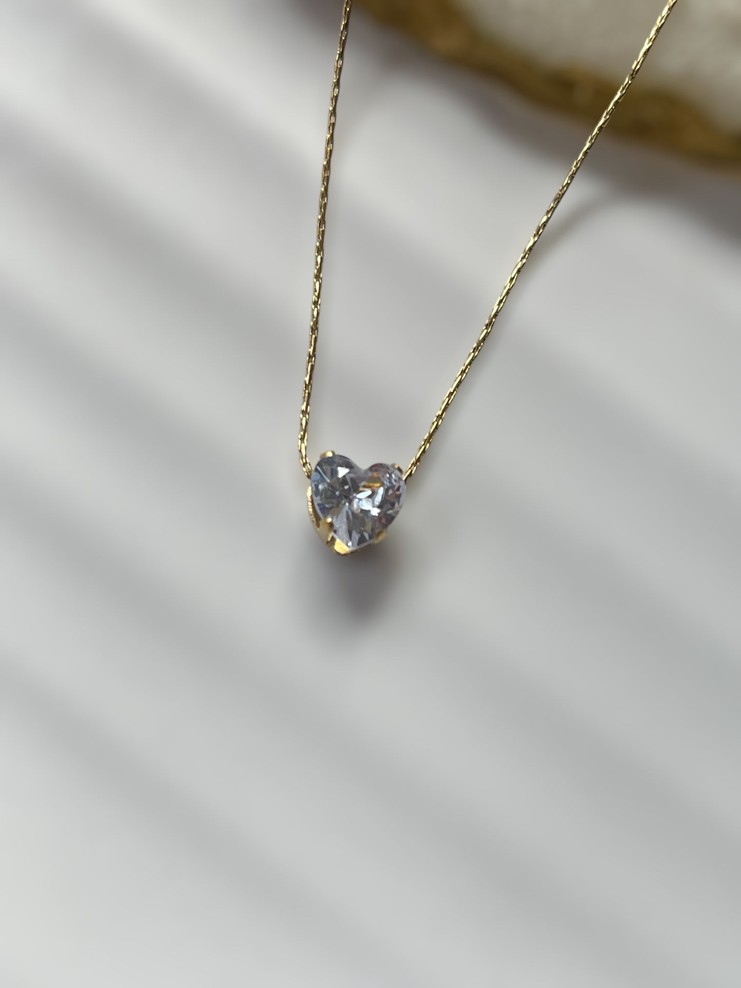 Heart Solitaire Necklace