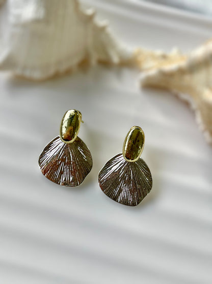 Dual Tone Earrings