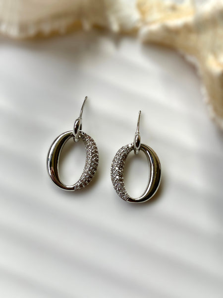 Curve Charm Earrings