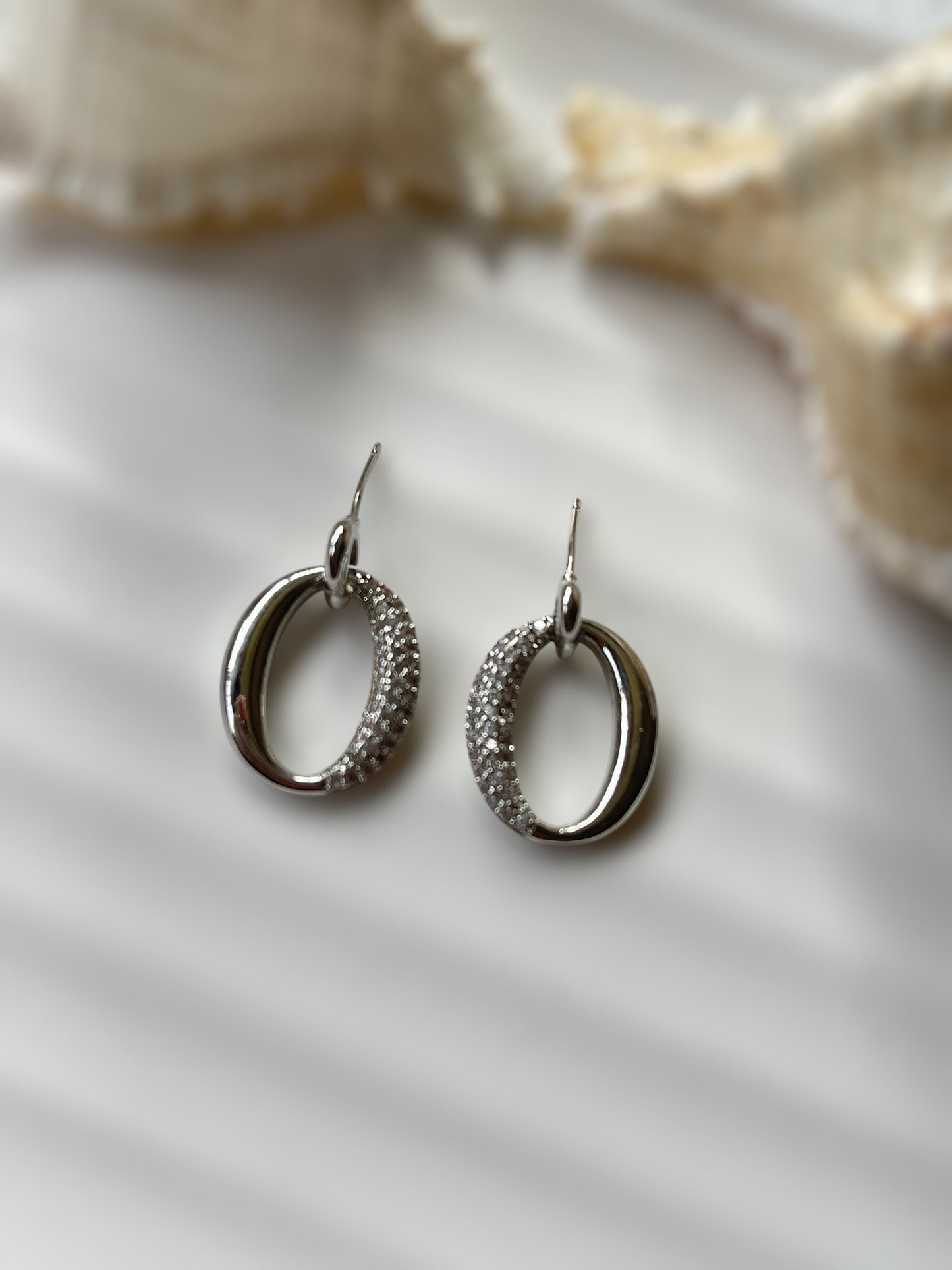 Curve Charm Earrings