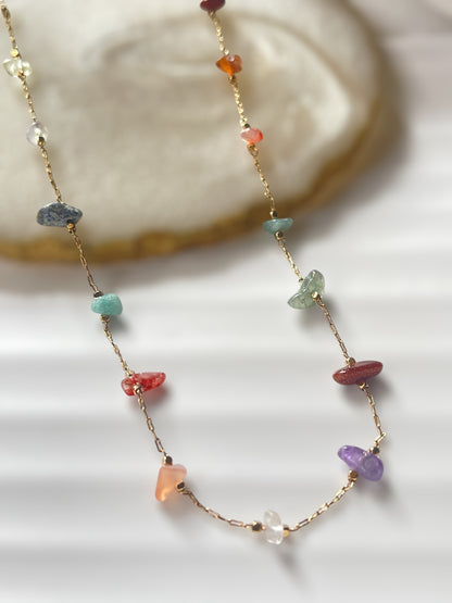 Raw Stone Necklace - 1