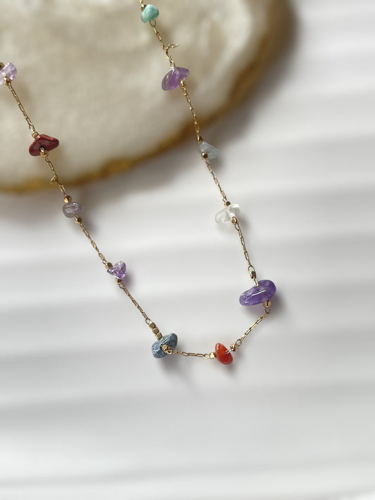 Raw Stone Necklace - 4