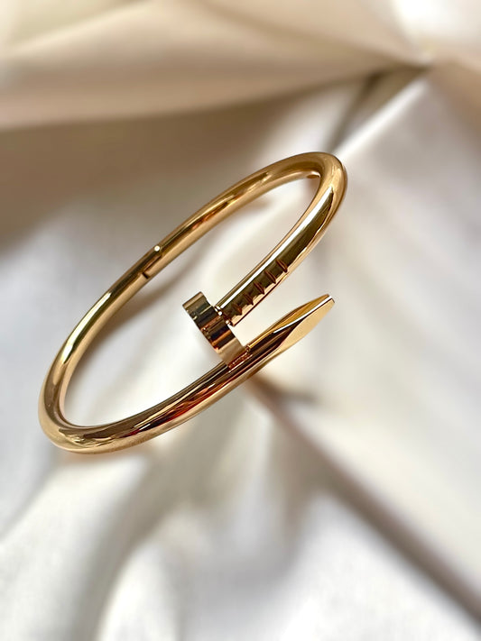 Baby Size Broad Nail Cartier Cuff Bracelet