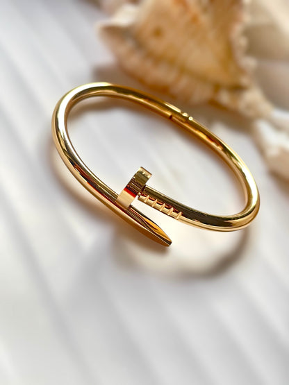 Baby Size Broad Nail Cartier Cuff Bracelet