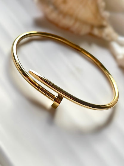 Baby Size Sleek Nail Cartier Cuff Bracelet