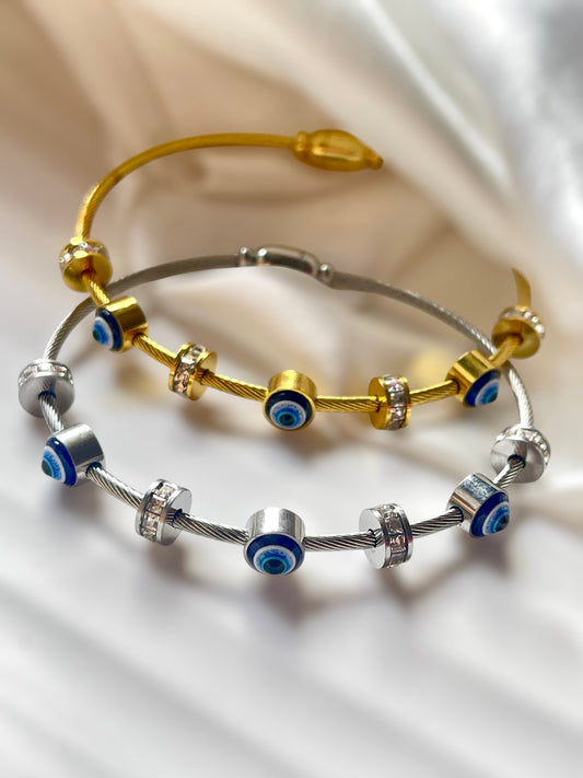 Evil Eye Cuff Bracelet