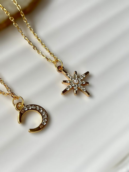 Star & Moon Necklace