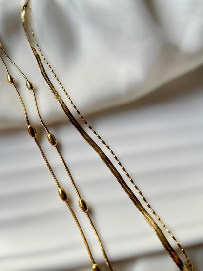 Glimsera Set of 2 Anklets