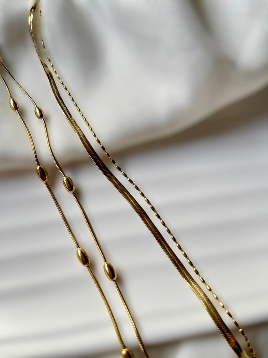 Glimsera Set of 2 Anklets