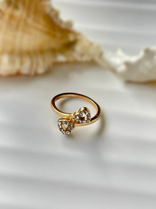 Dual Heart Ring
