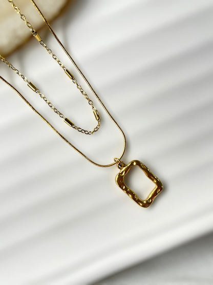 Sparkveil Spiral Necklace