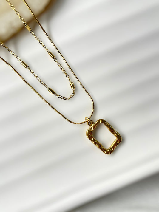 Sparkveil Spiral Necklace