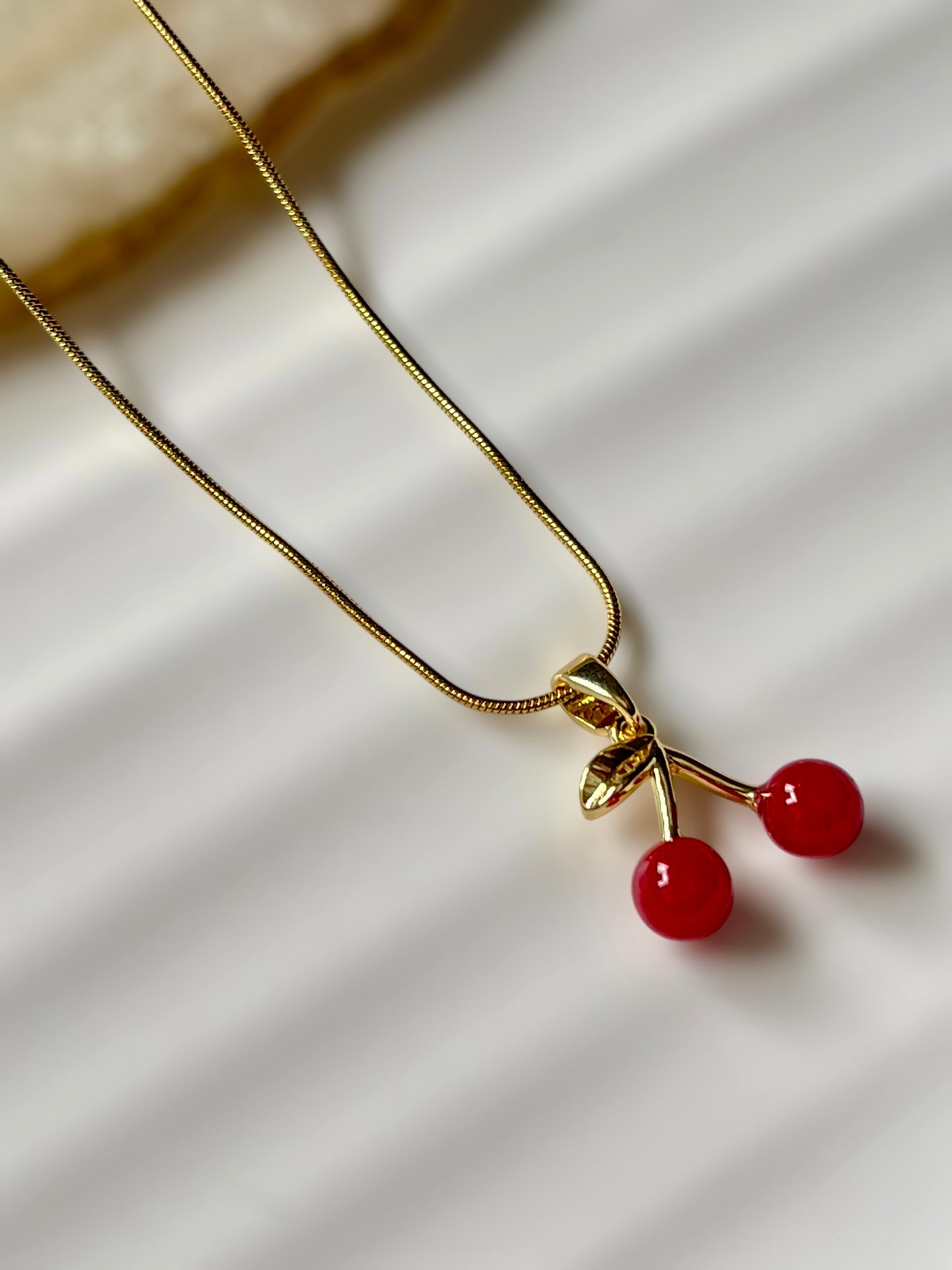 Cherry Charm Necklace