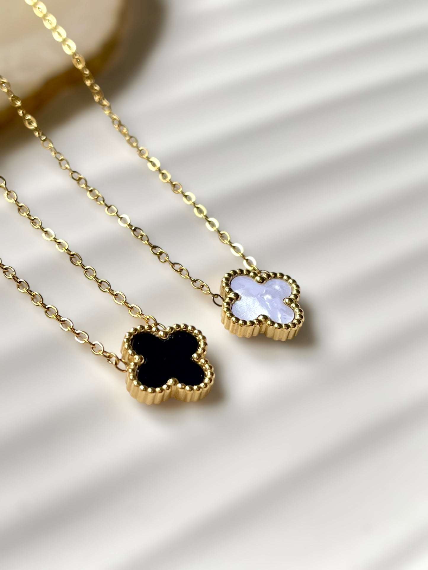 Reversible Clover Necklace
