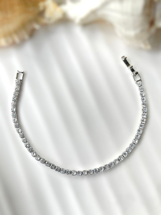 Frosted Tennis Bracelet