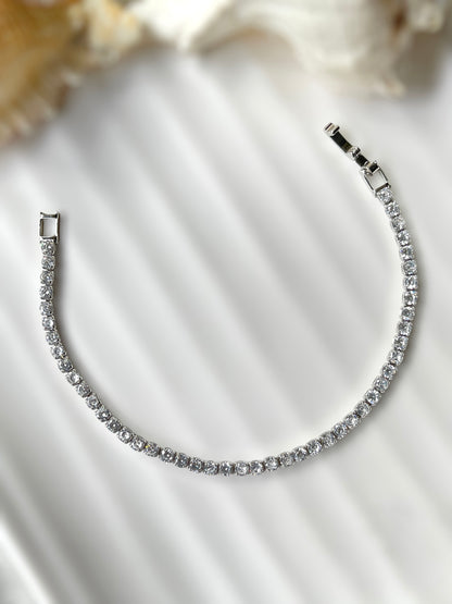 Frosted Tennis Bracelet