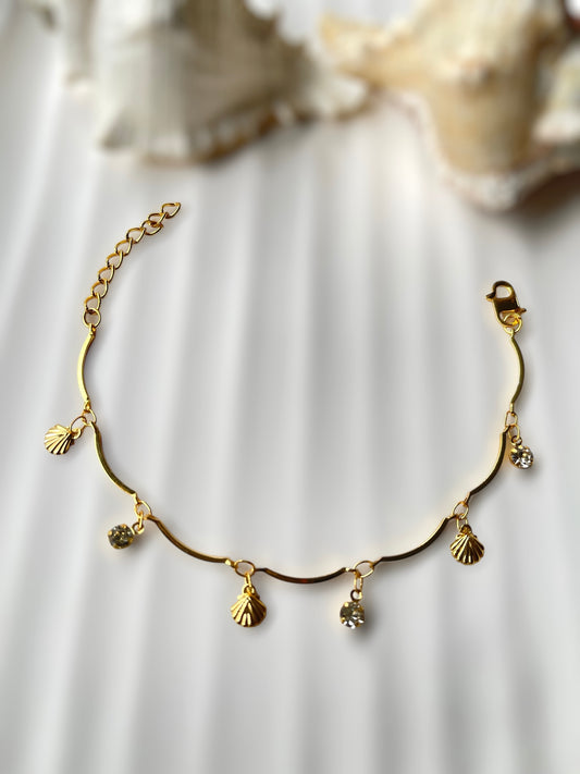 Shell Charm Bracelet