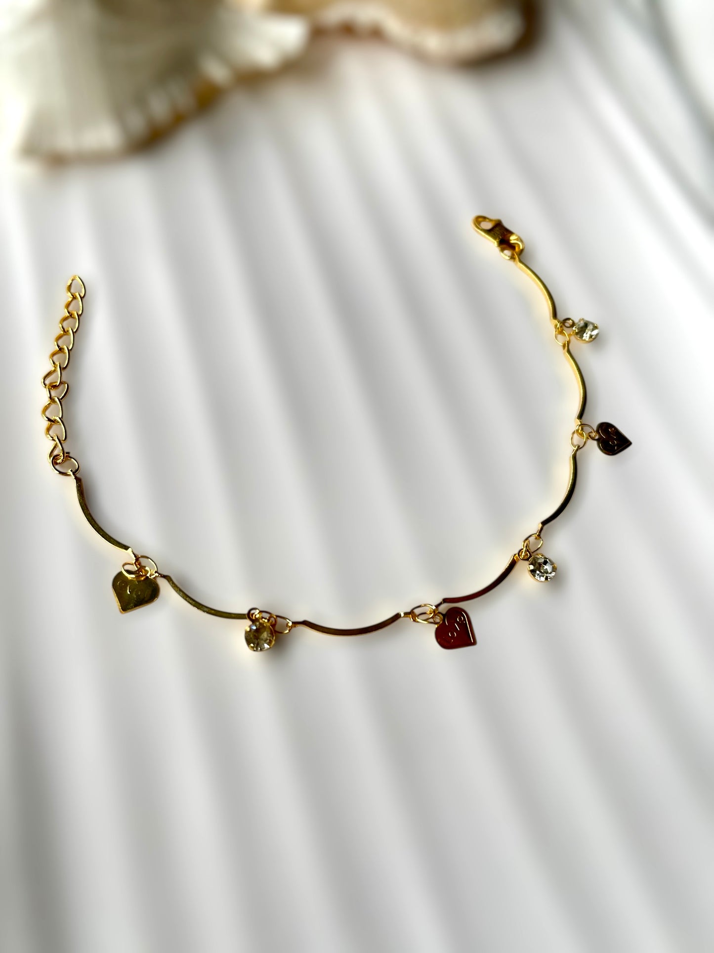 Heart Charm Bracelet