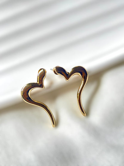 Halo Heart Earrings