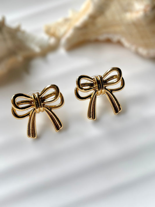 Dual Bow Earrings