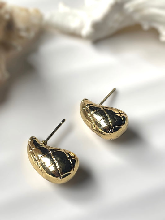Criss Cross Drop Earrings