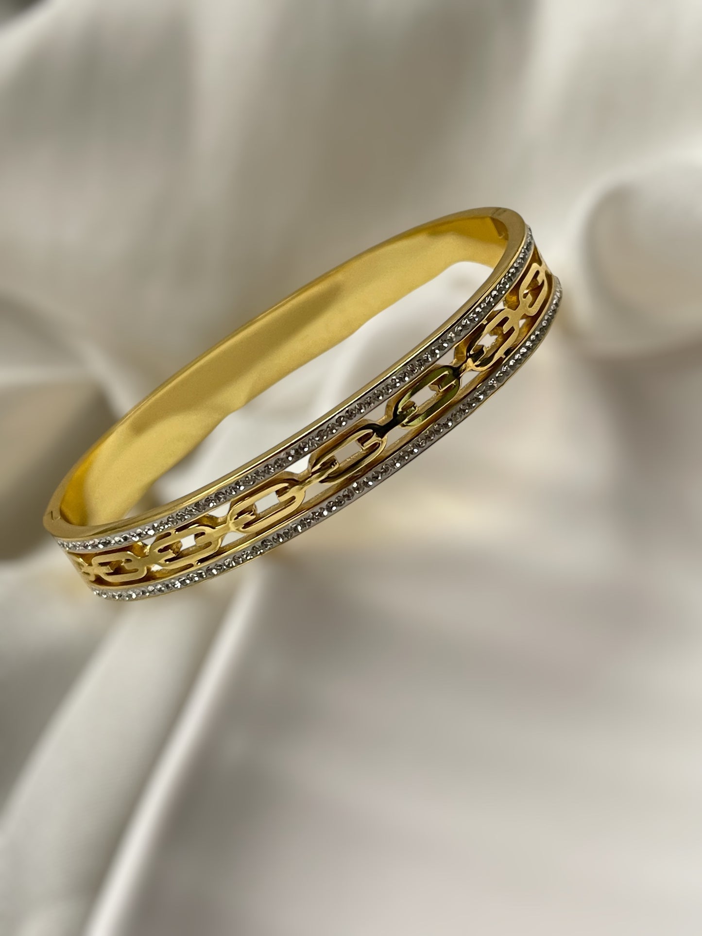 Sunstone Sweep Cuff Bracelet