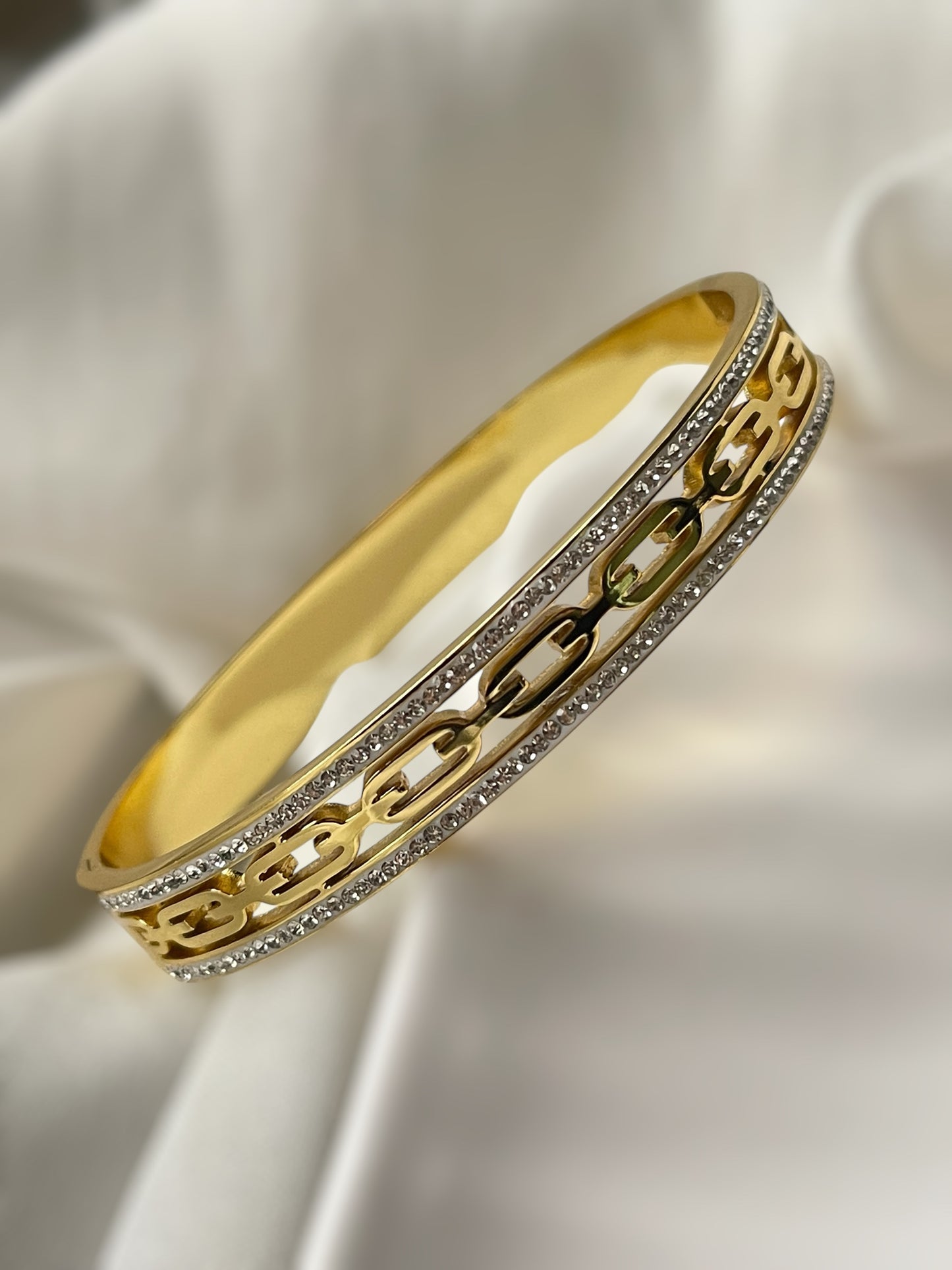 Sunstone Sweep Cuff Bracelet
