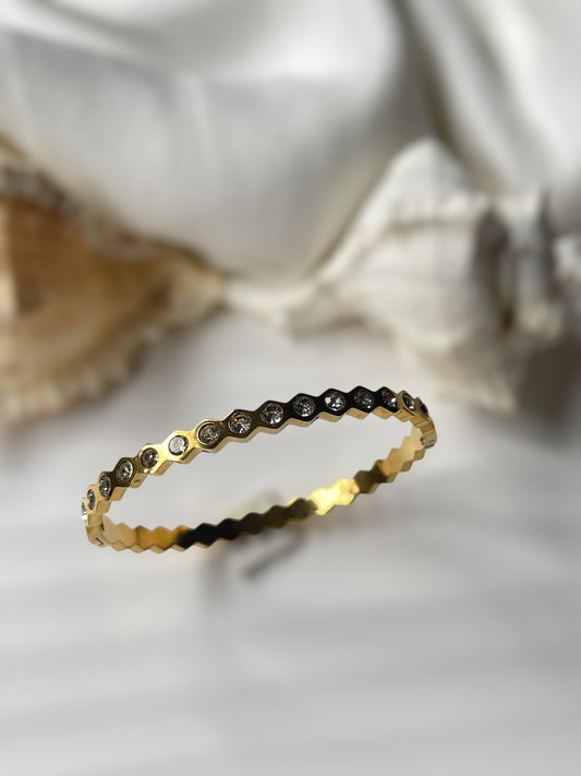 Radiant Rim Small Size Cuff Bracelet