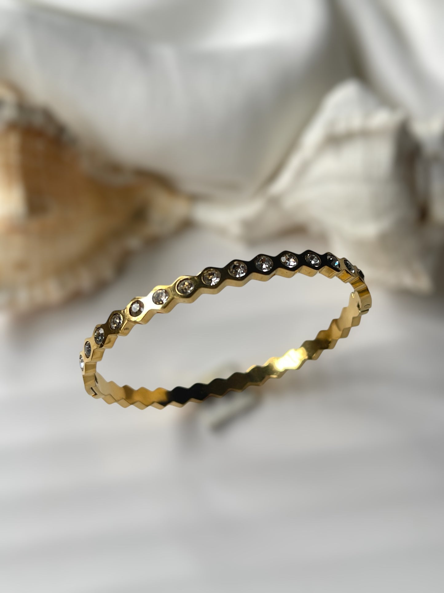 Radiant Rim Small Size Cuff Bracelet