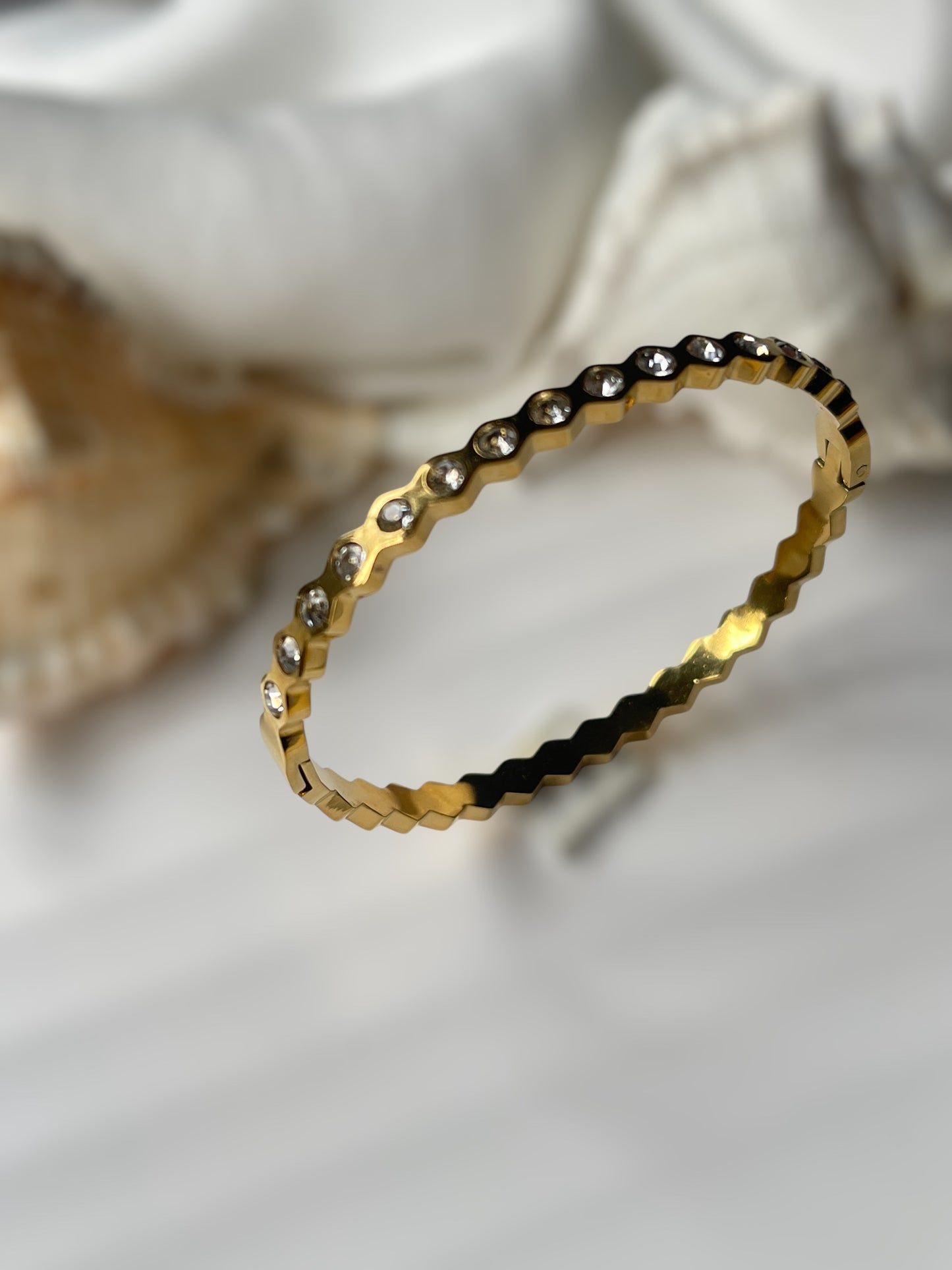 Radiant Rim Small Size Cuff Bracelet