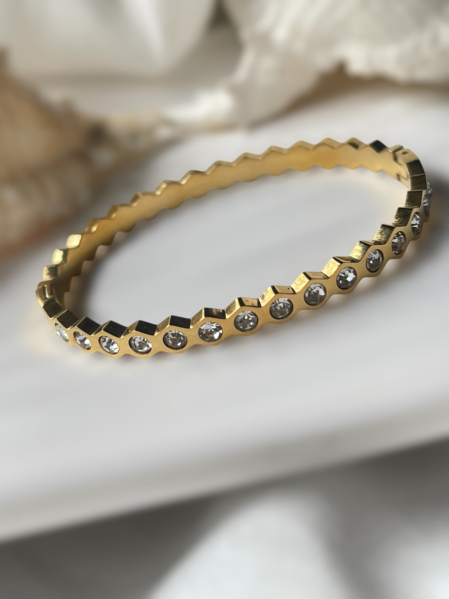 Radiant Rim Small Size Cuff Bracelet
