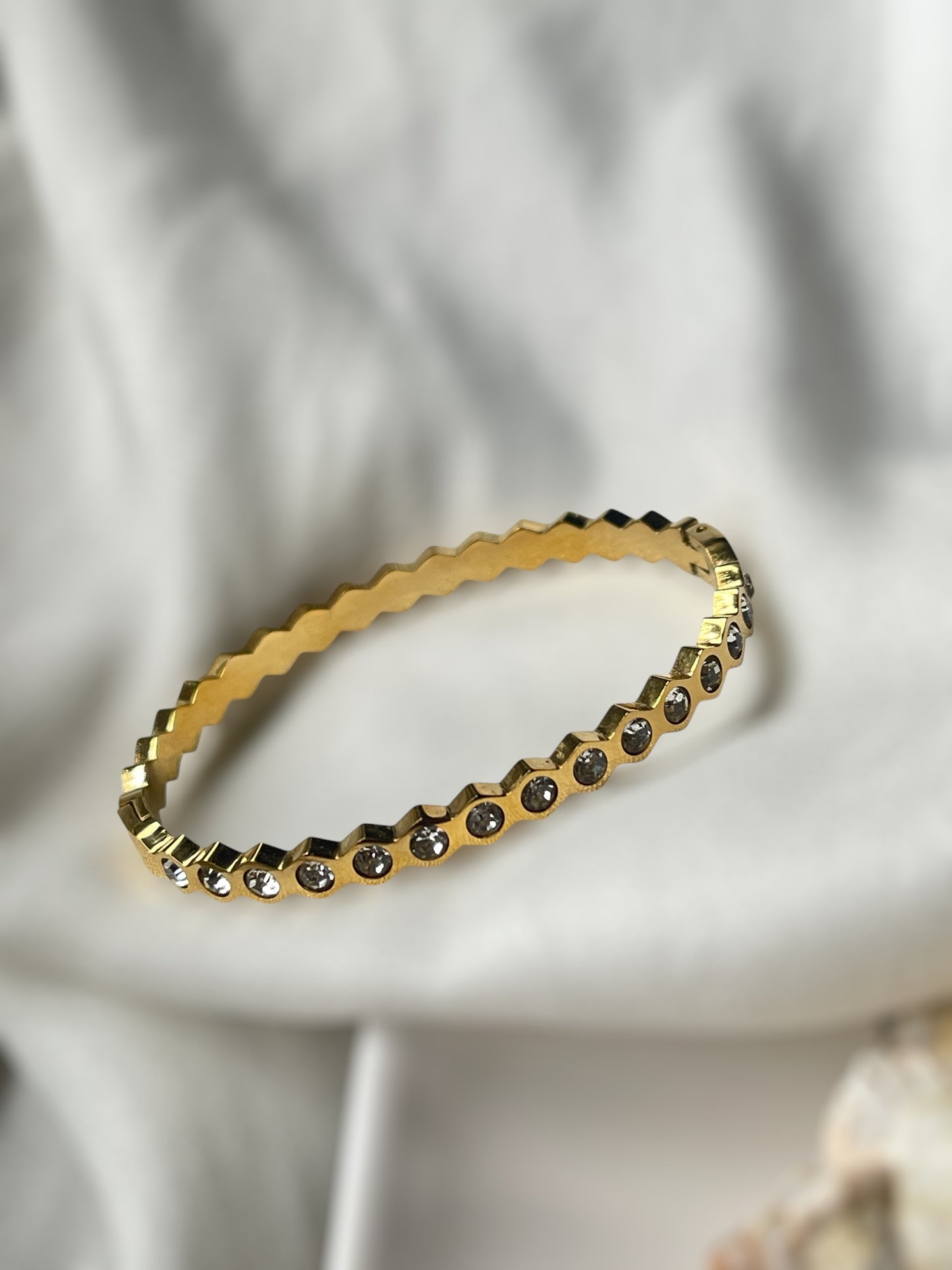 Radiant Rim Small Size Cuff Bracelet